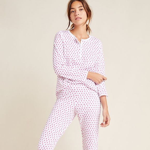 Roberta Roller Rabbit Other - Roller Rabbit PINK HEARTS PAJAMAS PJs Size M NWOT